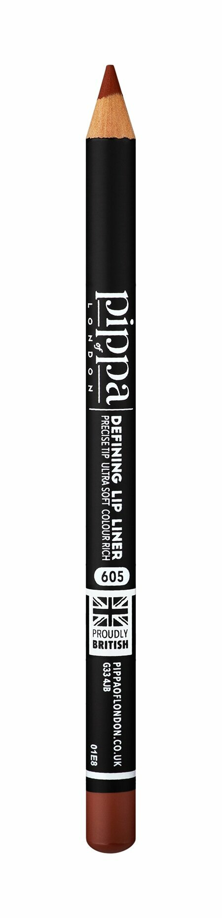 PIPPA OF LONDON Defining Lip Liner Карандаш для губ, 1,14 г, 605