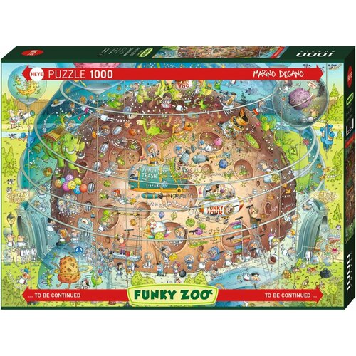 Пазл Heye 1000 деталей: Космическая среда обитания (Funky Zoo) пазл heye puzzle poster собачья жизнь degano 29491 1000 дет