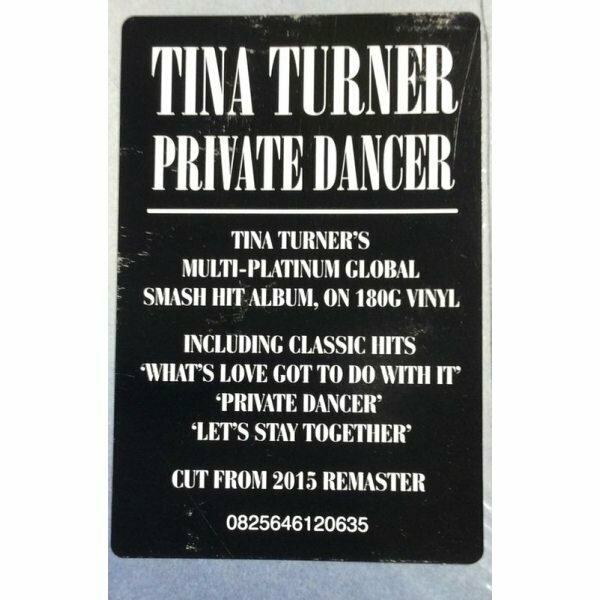 Tina Turner Private Dancer 30Th Anniversary Edition Виниловая пластинка Warner Music - фото №3