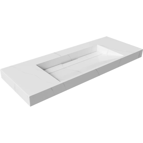 Раковина Armadi Art Flat Calacatta 120 859-120-CLCT белый