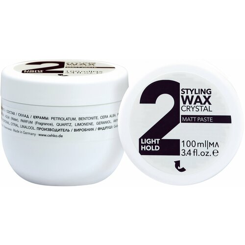 Воск для укладки волос Кристалл C: EHKO STYLE STYLING WAX CRYSTAL, 100 мл