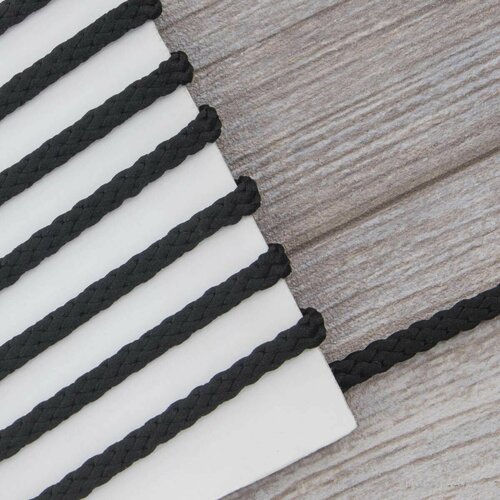 Шнур для шитья, полиэстровый, черный, 25 м, 1 упаковка