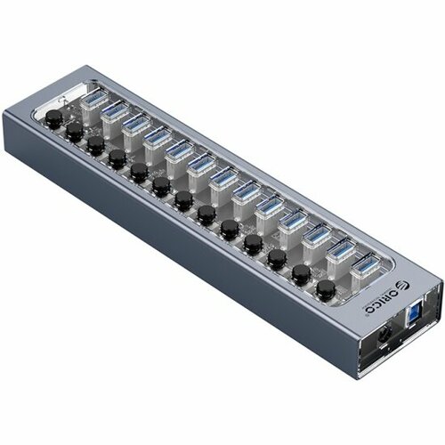 Разветвитель USB Orico AT2U3-13AB серыйпрозрачный 1667300₽
