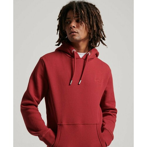 фото Худи superdry essential logo hoodie, размер 2xl, красный, бордовый