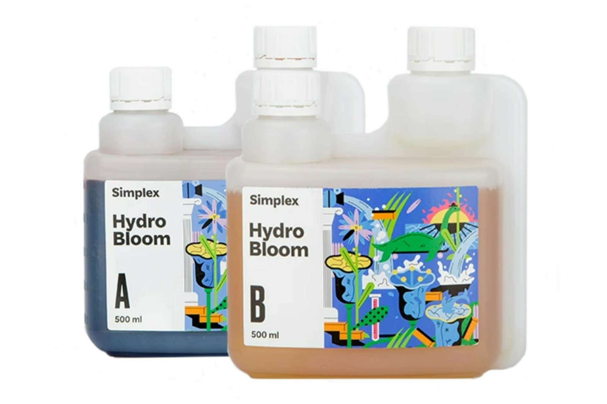 Комплект удобрений Simplex Hydro Bloom A+B 500 мл. - фотография № 2