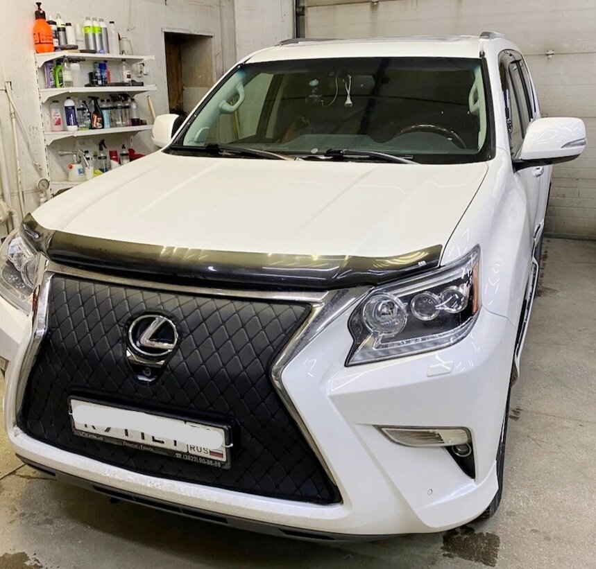Утеплитель радиатора для Lexus GX460 2013 -2019 Рестайлинг С Парктрониками