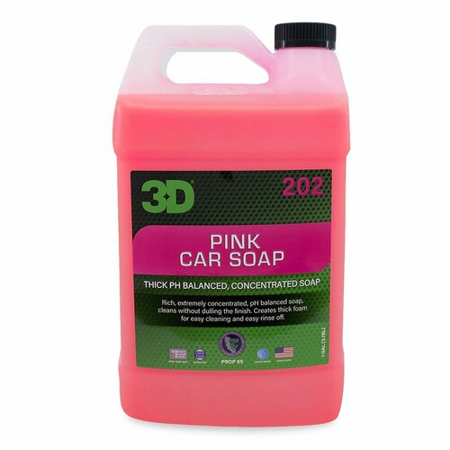 3D Концентрированный шампунь Pink Car Soap 1,89л 202OZ64