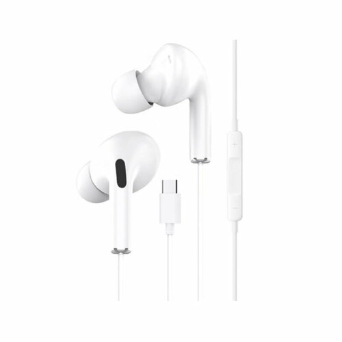 Комплект 5 штук Наушники PERO EP12 Type-C connector белые 4603768350828 381300₽