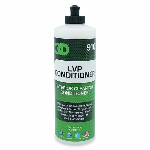 3D Средство по уходу за кожей винилом и пластиком LVP Conditioner 047л 910OZ16 2390₽