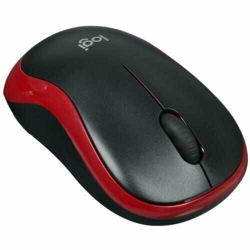Мышь беспроводная Logitech M186 910-004133 красный 487200₽