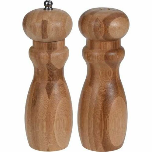 Мельница для перца и соли бамбуковая с керамическим ножом