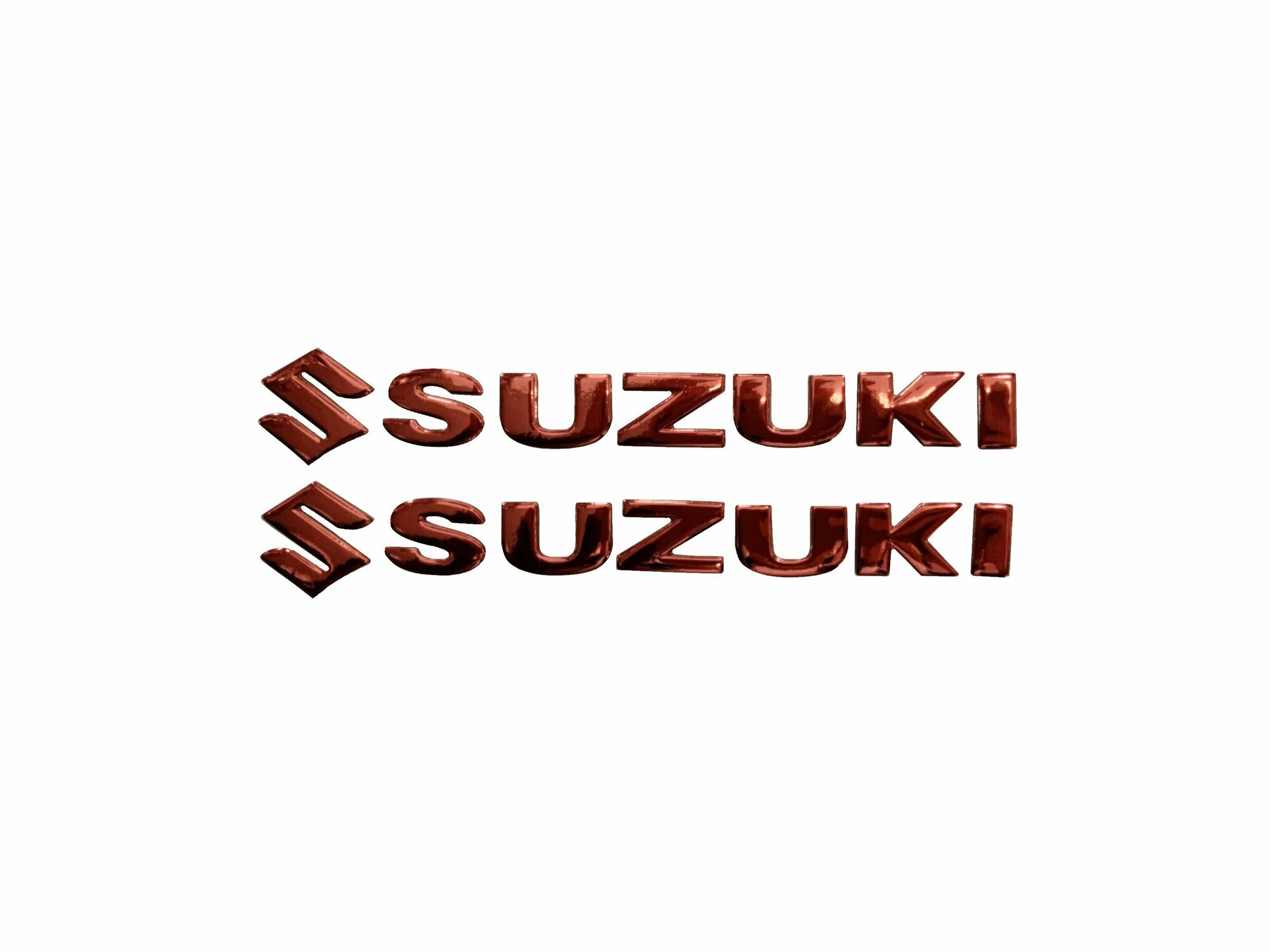 Наклейка буквы SUZUKI (145 X 23мм, 2шт) Gold