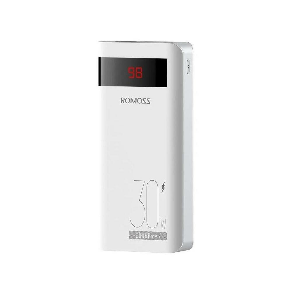 Внешний аккумулятор (Power Bank) Romoss Sense 6PS Pro, 20000мAч, белый — фото 8