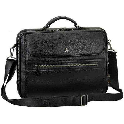 Портфель фактура зернистая, черный