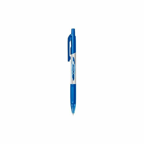 ручка шариков deli arris eq18 bl авт корп ассорти белый d 0 7мм чернила син резин манжета Ручка шариковая Deli X-tream EQ11-BL