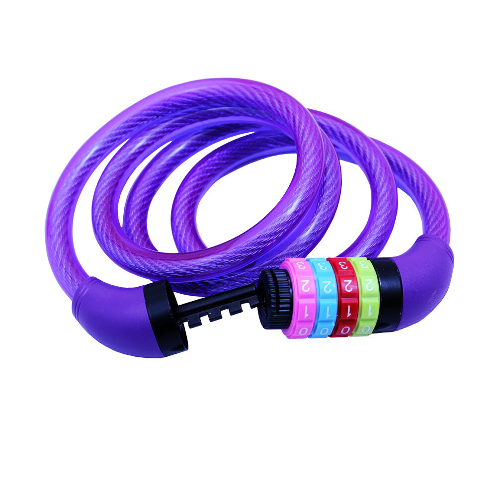 Замок для колясок и велосипедов кодовый Roxy-kids 12х1200 мм (BL-121200) - фото №4