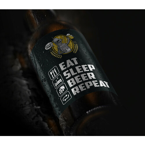 Eat Sleep Beer Наклейки Самогон Этикетки для бутылок 30шт. На бутылки Забавные этикетки, смешные наклейки