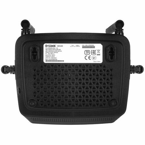 Маршрутизатор беспроводной D-Link DIR-825/RU/R черный - фото №10