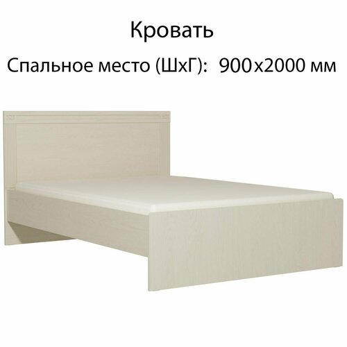 Кровать односпальная Ольга-18 спальное место 90х200 см Фант-Мебель цвет Валенсия 6500₽