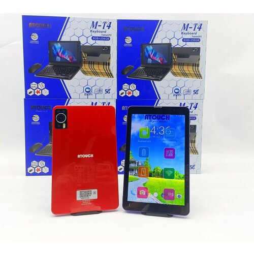 Планшет с клавиатурой Atouch M-T4 8256Гб Android 8 дюймов Красный 739000₽