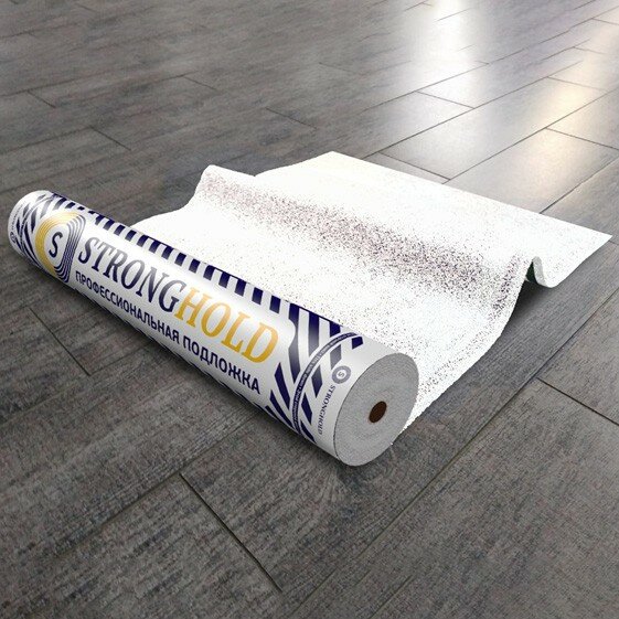 фото Подложка композитная Stronghold с клеевым швом и пароизоляцией 3мм (10м2) STHD3 (1 уп./10 м2)