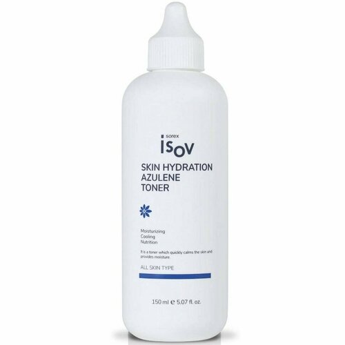 Isov Тонер увлажняющий с азуленом для чувствительной кожи Isov Sorex Skin Hydration Azulene Toner 150 мл