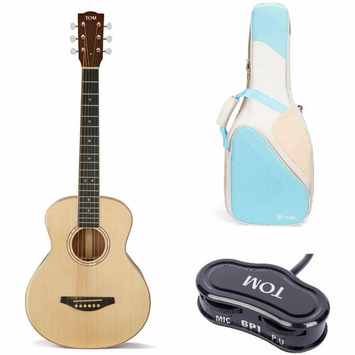 TOM BABY G1E - Гитара электроакустическая уменьшенная ibanez ae200jr dbf электроакустическая гитара уменьшенная цвет синий