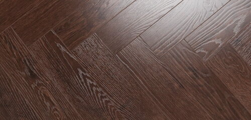 Изображение товара Ламинат ёлочка Woodstyle Arrow 107 Дуб Торрид, Коричневый, 22 шт./уп.