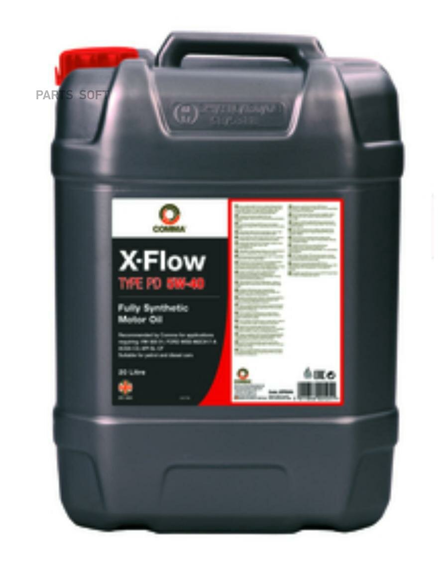 COMMA XFPD20L COMMA 5W40 X-FLOW TYPE PD (20L)_масо моторное! синт.\ ACEA C3, API SL/