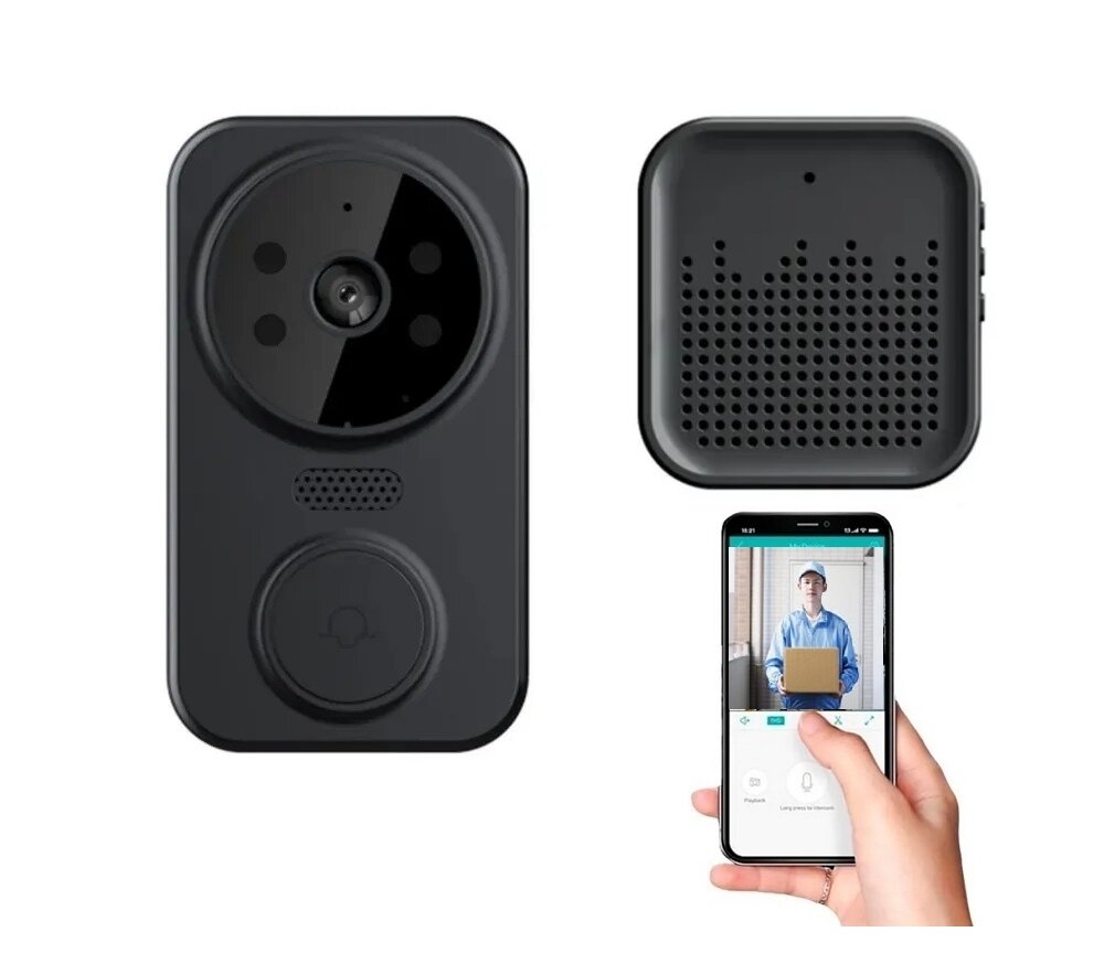 Умный видеодомофон беспроводной дверной звонок с камерой Smart mini ...