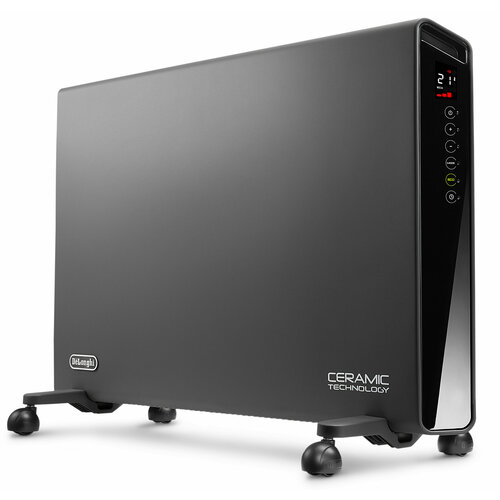 Конвектор DeLonghi HX 65L22 22 кВт 24 м колеса в комплекте серый 1749000₽