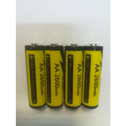 Батарейка LiitoKala AA 2600mAh батарейки аккумуляторные космос тип аа пальчиковые 1500mah 1 2v 2 шт в 1 наборе