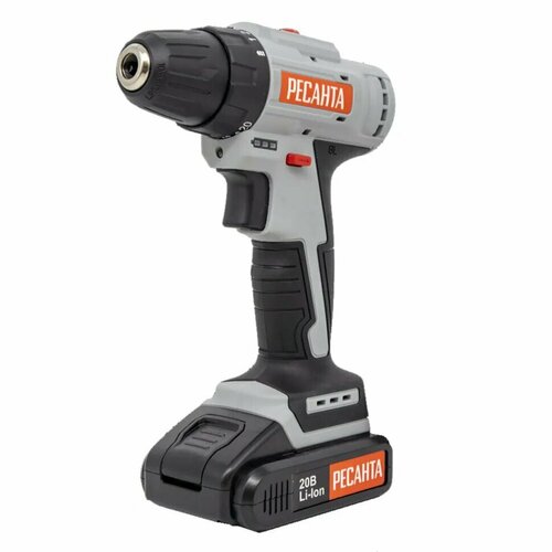 Дрель-шуруповерт Ресанта ДА-20-2ЛК-Б арт751410 1767200₽