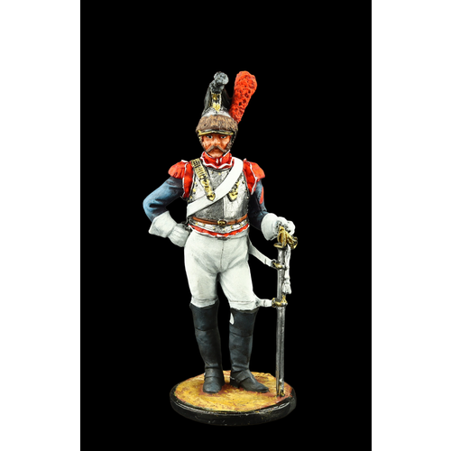 Оловянный солдатик SDS : Кирасир 3-го кирасирского полка. Франция, 1812 г оловянный солдатик sds французский сапер 3 го полка конных егерей 1812 г
