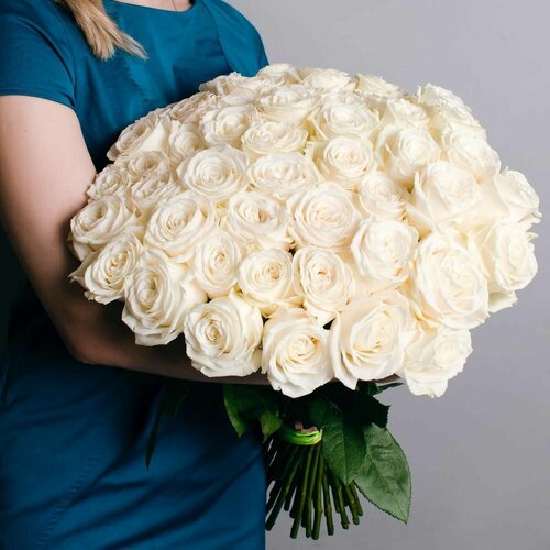 Букет из 39 белых роз