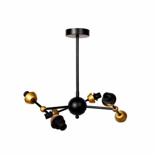 Основание для люстры лофт 6х60Вт Е14 черный 2694₽