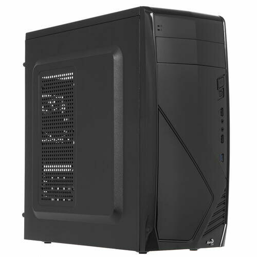 Корпус AeroCool CS-1102 черный корпус aerocool корпус desktop aerocool cs 101 matx черный 400вт