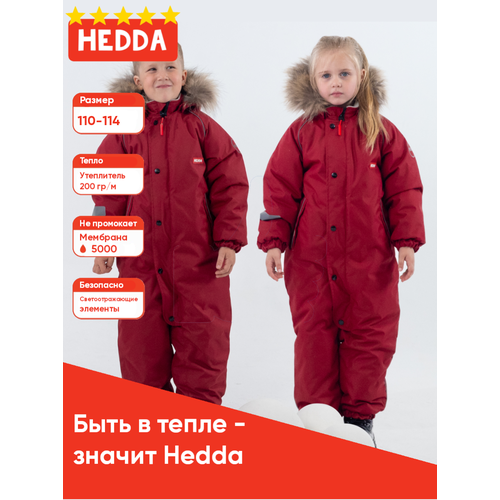 фото Комбинезон hedda, зимний, размер 110, красный