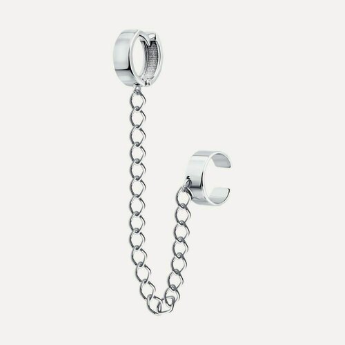 Изображение товара Кафф, серебро, 925 проба, родирование