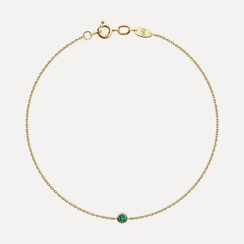 Изображение товара Браслет, золото, 585 проба, изумруд