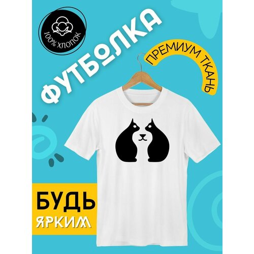 фото Футболка, размер l, белый futba4ever