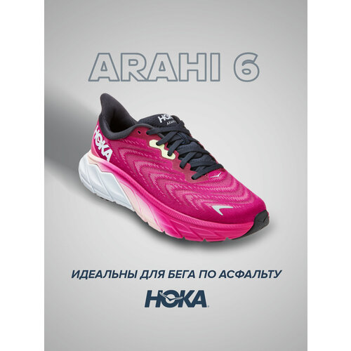 фото Кроссовки hoka, полнота b, размер us7b/uk5.5/eu38 2/3/jpn24, розовый