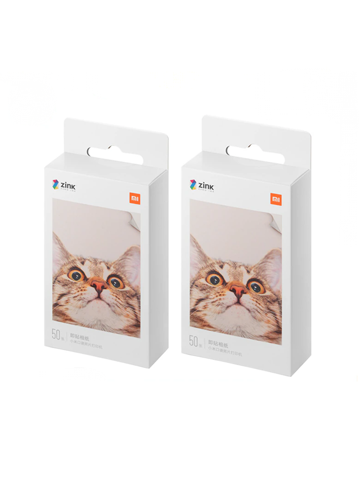 Xiaomi Фотобумага для принтера Xiaomi Mijia AR ZINK Portable Photo Printer Paper XMZPXZHT03 (100 штук в упаковке) White