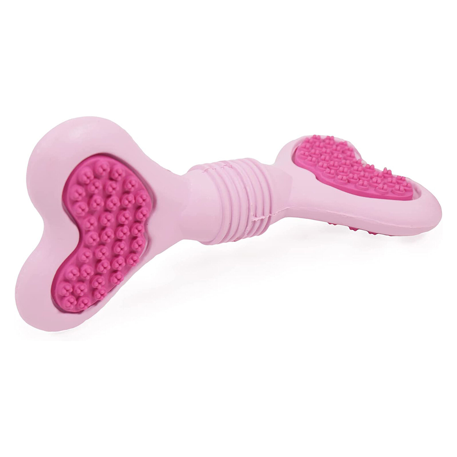 Игрушка для собак резиновая ROSEWOOD "Кость", розовая, 16cм (Великобритания)