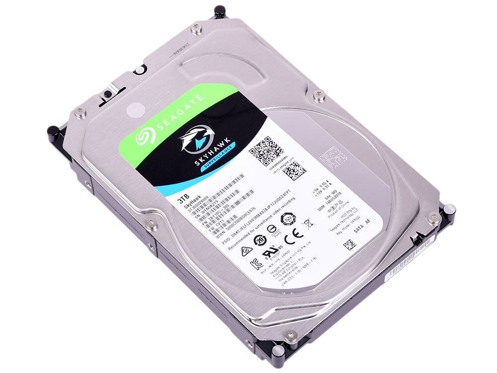 Жесткий диск SEAGATE Skyhawk , 3Тб, HDD, SATA III, 3.5" - фото №12