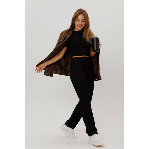 Брюки Modellini, размер 48, черный брюки женские modellini 1360 цвет черный размер 48