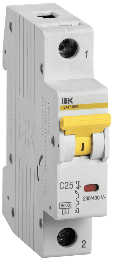    1 C 25 6 47-60M IEK MVA31-1-025-C