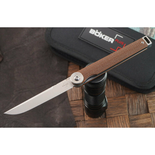 фото Складной нож boker kaizen brown