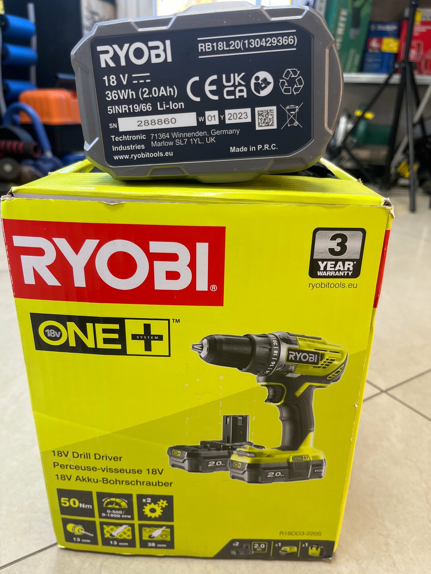 Ryobi 3 year warranty sale