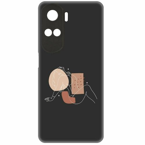 Чехол-накладка Krutoff Soft Case Чувственность для Honor 90 Lite черный чехол накладка krutoff soft case романтика для honor 90 lite черный